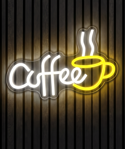 Coffee neon neon verlichting