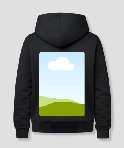 Foto op hoodie