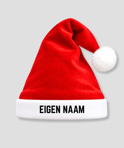 Kerstmuts met eigen naam