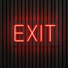 Exit neon verlichting