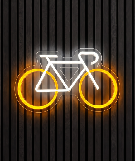 Fietsen neon neon verlichting
