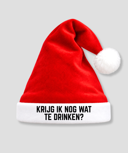 Kerstmuts krijg ik nog wat te drinken