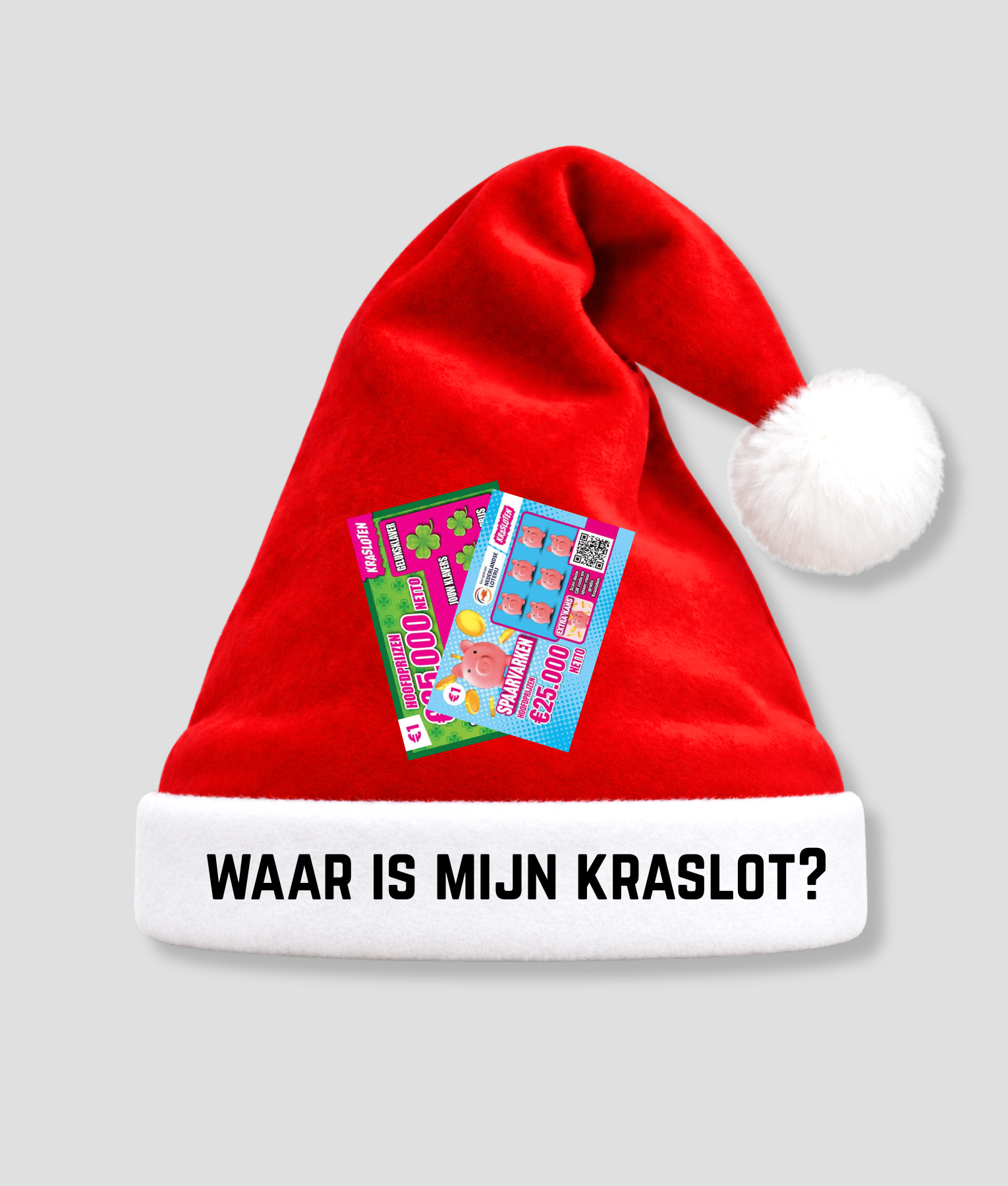 Kerstmuts waar is mijn kraslot