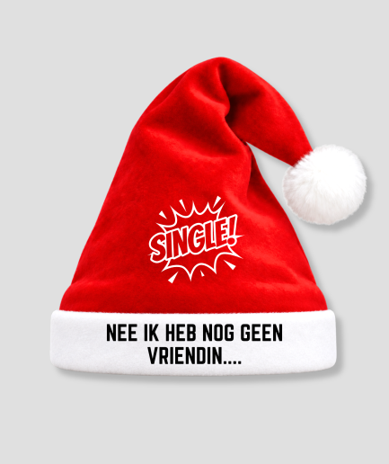 Kerstmuts nee ik heb nog geen vriendin