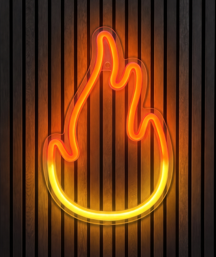 Hot neon neon verlichting