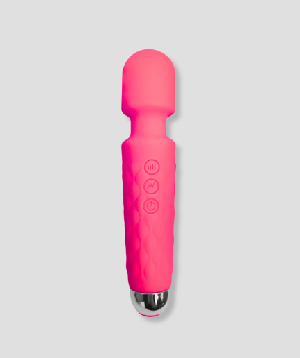 Keihard schreeuwen, roze oplaadbare wandvibrator met 20 standen