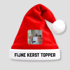 Kerstmuts met eigen foto en tekst voorbeeld