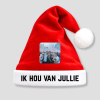 Kerstmuts met eigen foto en tekst voorbeeld