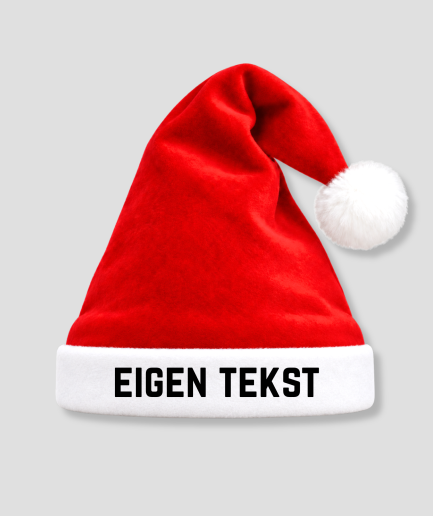 Kerstmuts met eigen tekst