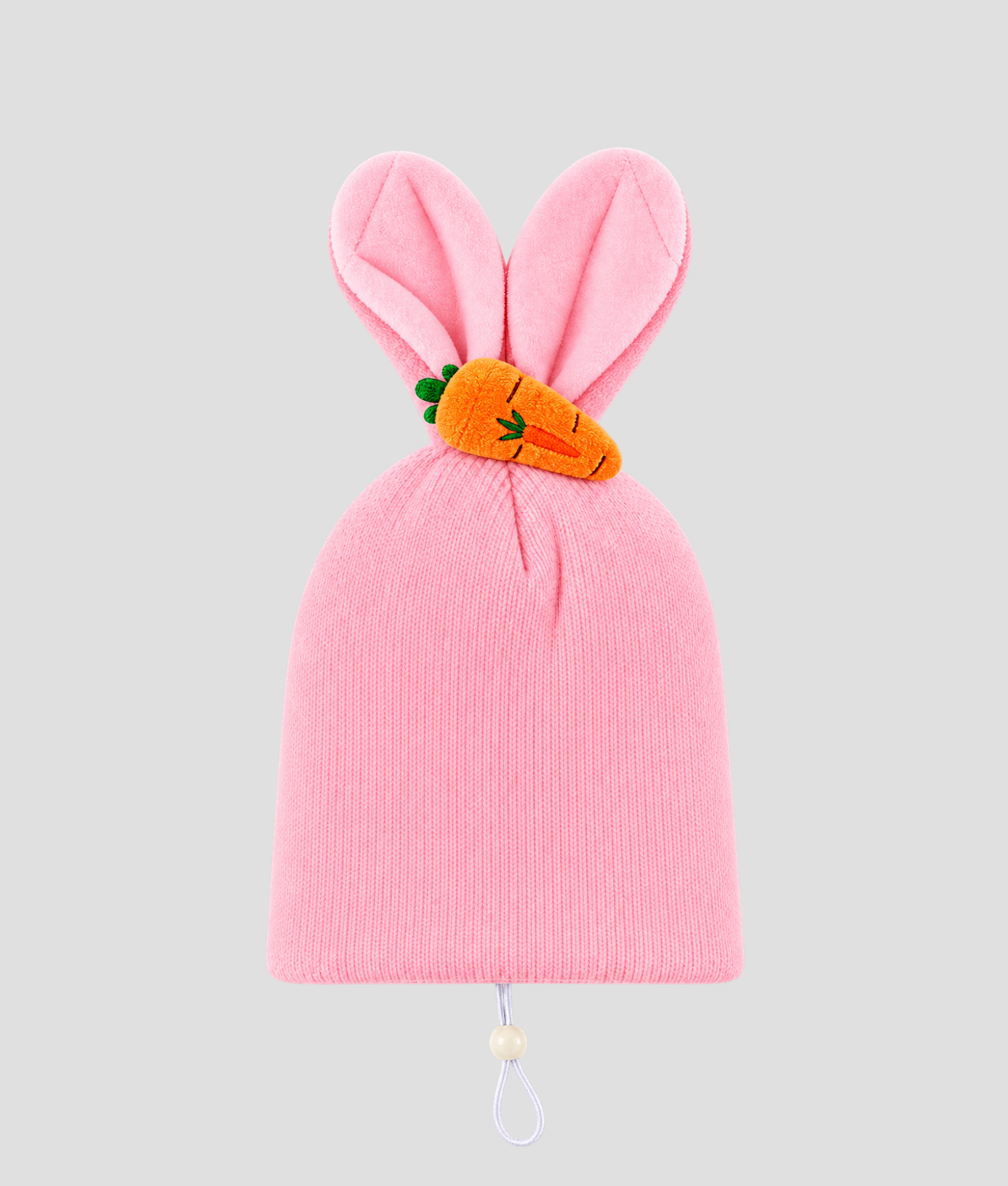 Konijn roze skihelm cover muts los