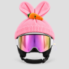 Konijn roze skihelm cover