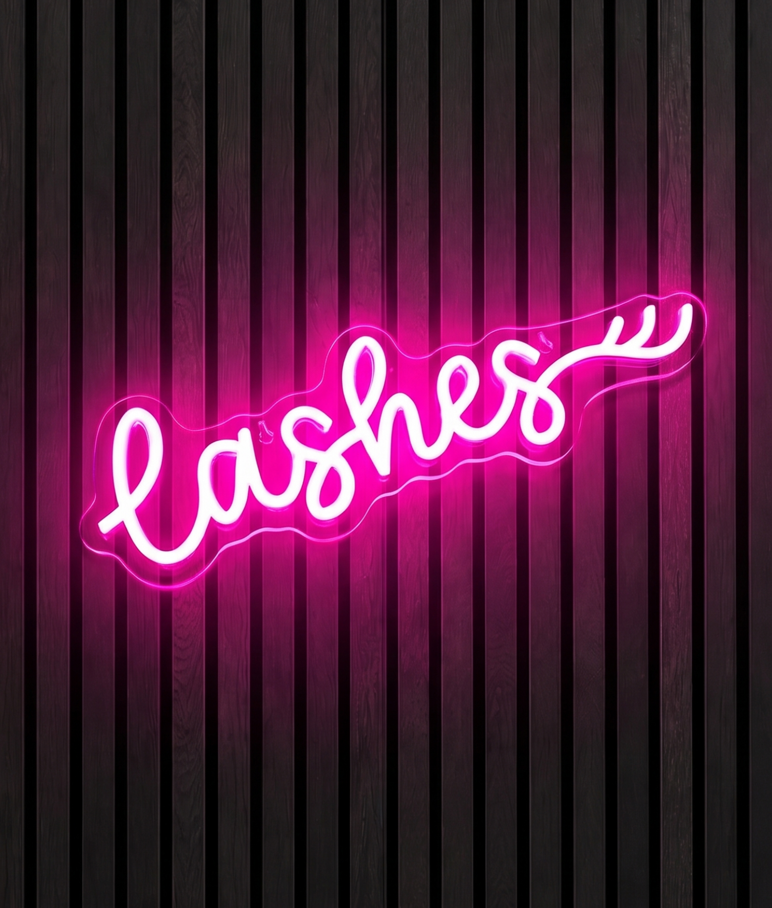 Lashes neon neon verlichting