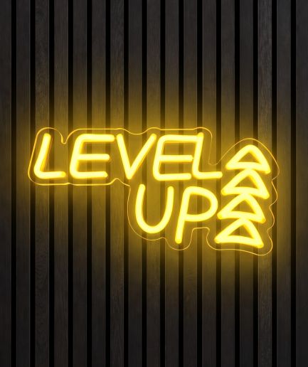 Level Up neon verlichting
