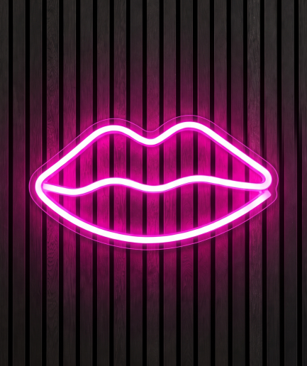 Lips neon neon verlichting