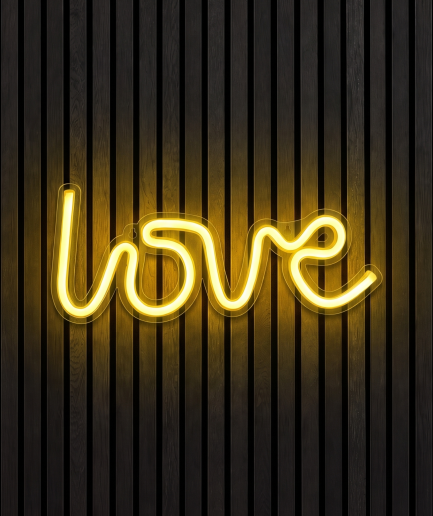 Love neon neon verlichting