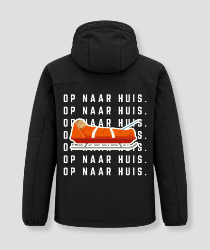 op naar huis winterjas