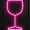 Pink Glass neon neon verlichting