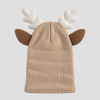 Rendier beige skihelm cover muts los