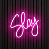 Slay neon neon verlichting