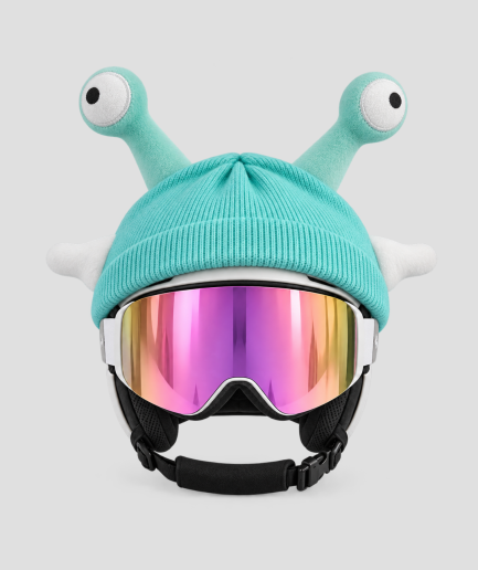 Oogjes skihelm cover