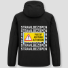 straalbezopen pas op winterjas