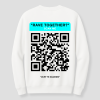 witte qr code sweater turquoise rave together