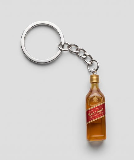 Whiskyfles sleutelhanger